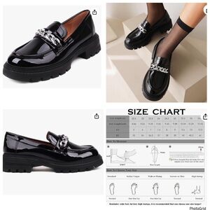 Black loafers size 43 (US 11.5)